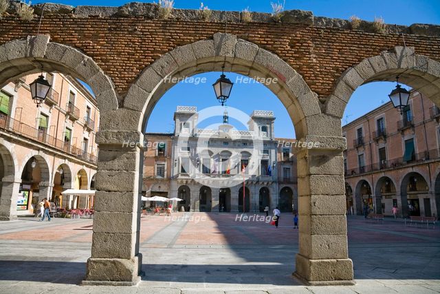 Mercado Chico Square, Avila, Spain, 2007. Creator: Samuel Magal.