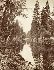 Merced River, Yosemite, ca. 1872, printed ca. 1876. Creator: Attributed to Carleton E. Watkins