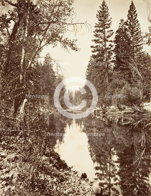 Merced River, Yosemite, ca. 1872, printed ca. 1876. Creator: Attributed to Carleton E. Watkins.
