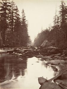 Merced River, Yosemite, ca. 1872, printed ca. 1876. Creator: Attributed to Carleton E. Watkins