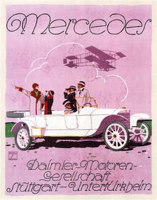 Mercedes, 1914. Artist: Hohlwein, Ludwig (1874-1949)
