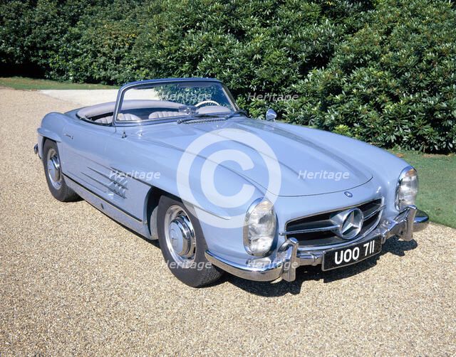 Mercedes 300SL Roadster, c1960. Artist: Unknown