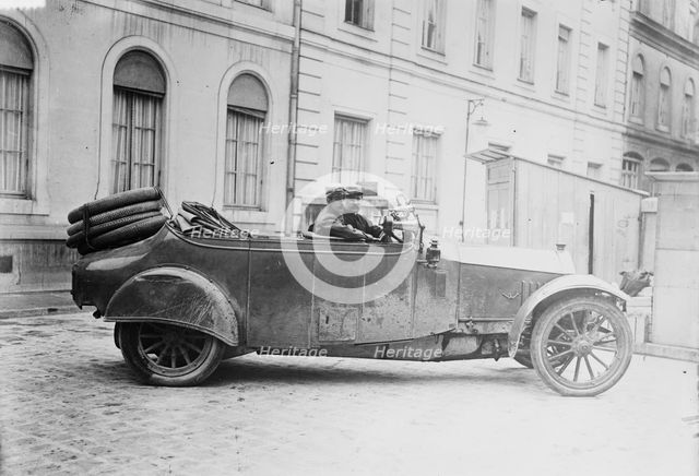 Mercedes car captured by French, between c1914 and c1915. Creator: Bain News Service.