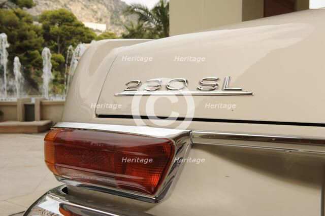 Mercedes Benz 230SL 1963. Artist: Simon Clay.