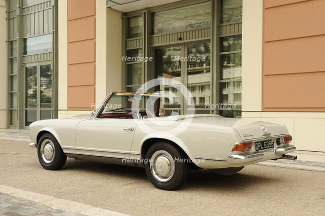 Mercedes Benz 230SL 1963. Artist: Simon Clay.