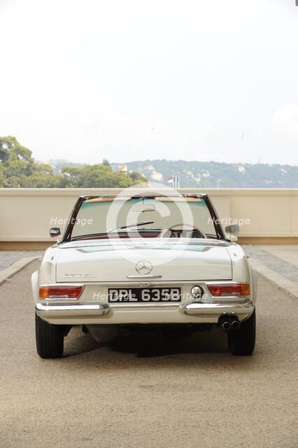 Mercedes Benz 230SL 1963. Artist: Simon Clay.