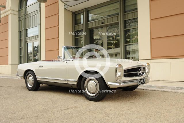 Mercedes Benz 230SL 1963. Artist: Simon Clay.