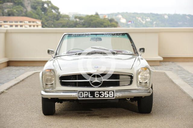 Mercedes Benz 230SL 1963. Artist: Simon Clay.