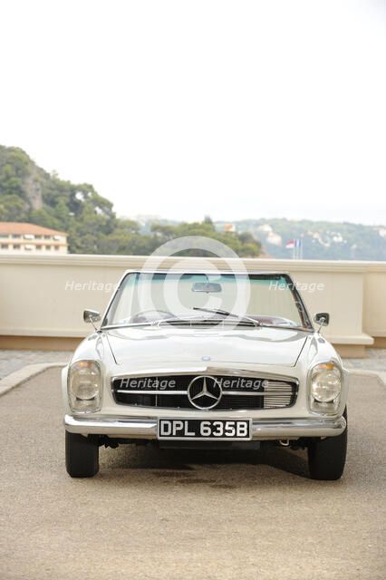 Mercedes Benz 230SL 1963. Artist: Simon Clay.