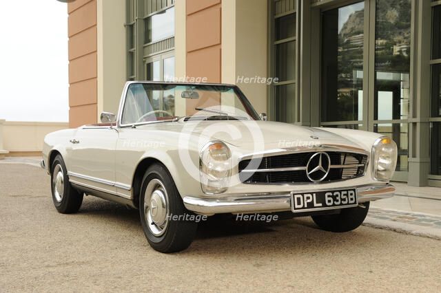 Mercedes Benz 230SL 1963. Artist: Simon Clay.