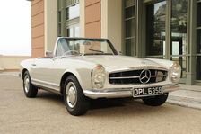 Mercedes Benz 230SL 1963. Artist: Simon Clay
