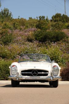 Mercedes Benz 300 SL roadster 1958. Artist: Simon Clay