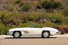 Mercedes Benz 300 SL roadster 1958. Artist: Simon Clay