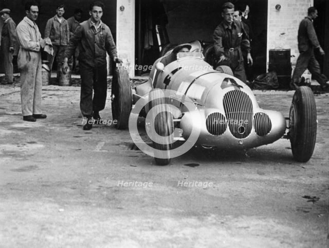 Mercedes-Benz W125 Grand Prix car, 1937. Artist: Unknown