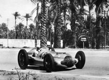 Mercedes Benz W154, Hermann Lang, Tripoli Grand Prix 1938. Creator: Unknown