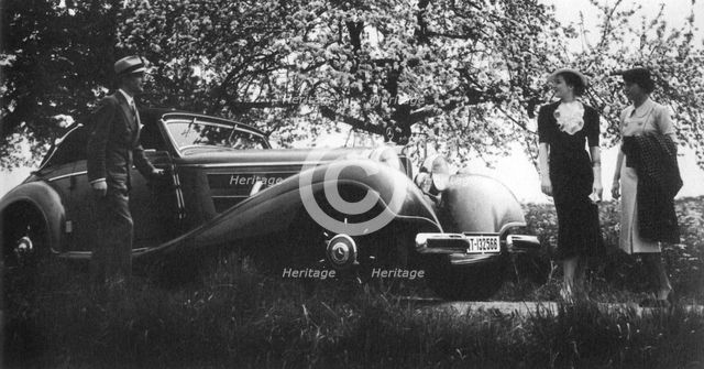 Mercedes-Benz car, c1930s. Artist: Unknown