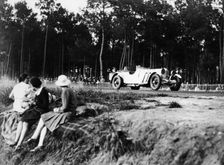 Mercedes-Benz SS in action at the Le Mans 24 Hours, France, 1930
