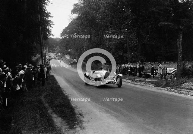 Mercedes-Benz SS of Baron Wentzel-Mosau, Boulogne Motor Week, east of La Capelle, France, 1928. Artist: Bill Brunell.