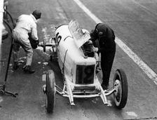 Mercedes M72/94 of Louis Zborowski at the Italian Grand Prix, Monza, 1924 Creator: Unknown