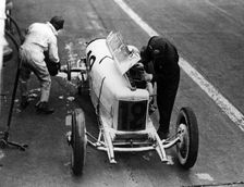 Mercedes M72/94 of Louis Zborowski at the Italian Grand Prix, Monza, 1924 Creator: Unknown