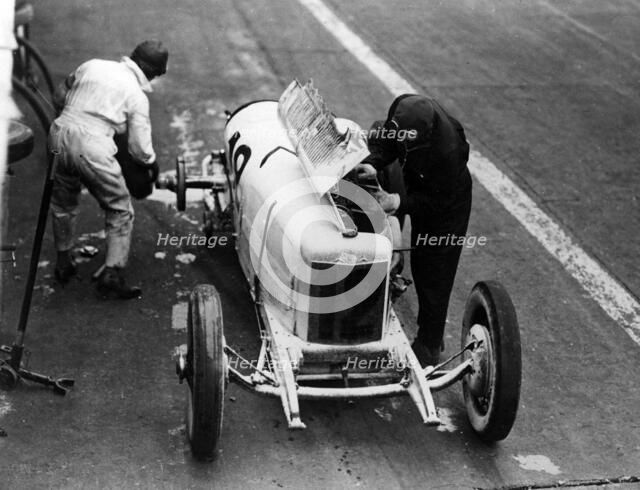 Mercedes M72/94 of Louis Zborowski at the Italian Grand Prix, Monza, 1924 Creator: Unknown.