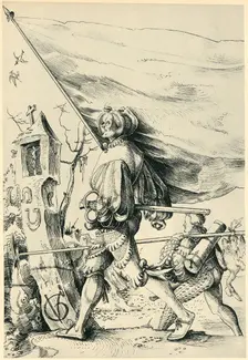 Mercenaries, 1516, (1943). Creator: Urs Graf