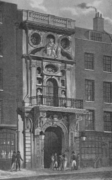 Mercers Hall, Cheapside, City of London, c1830 (1911). Artist: Sandell Ltd