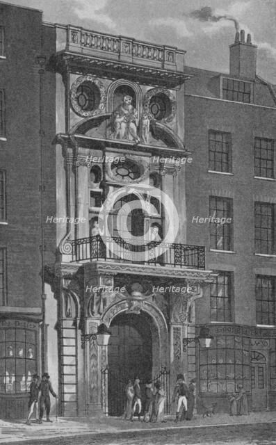 Mercers' Hall, Cheapside, City of London, c1830 (1911). Artist: Sandell Ltd.