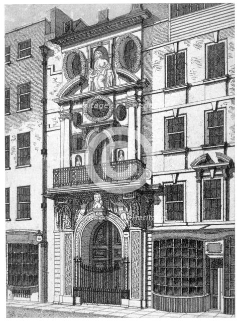 Mercers' Hall, City of London, c1800. Artist: William Angus