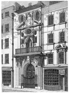 Mercers Hall, City of London, c1800. Artist: William Angus