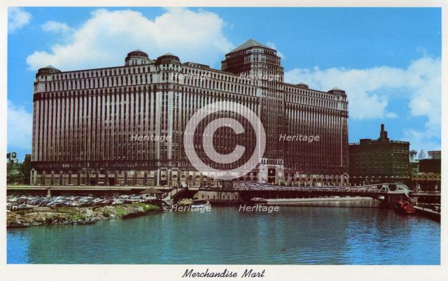 Merchandise Mart, Chicago, Illinois, USA, 1951. Artist: Unknown