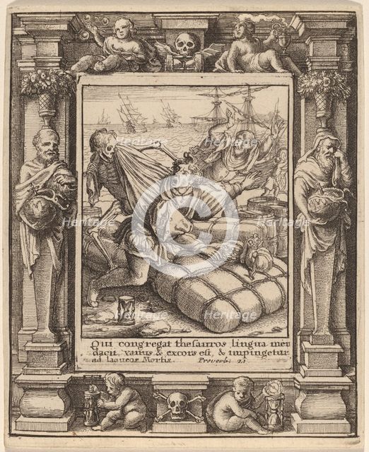 Merchant, 1651. Creator: Wenceslaus Hollar.