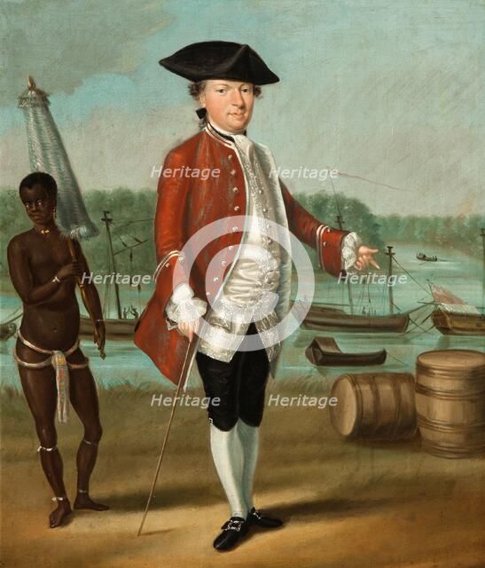 Merchant and an Enslaved Servant, c.1750-c.1799. Creator: Anon.