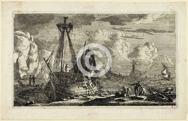 Merchant Ships, 1643/68. Creator: Reinier Zeeman.