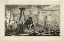 Merchant Ships, 1643/68. Creator: Reinier Zeeman