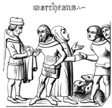 Merchants, 14th century (1849)