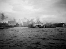 Merchants and Miners Wharf, Norfolk, Va., between 1910 and 1920. Creator: Unknown