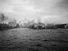 Merchants and Miners Wharf, Norfolk, Va., between 1910 and 1920. Creator: Unknown