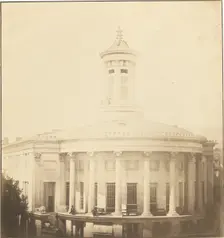 Merchants Exchange, Philadelphia, August 16, 1849. Creator: W. & F. Langenheim