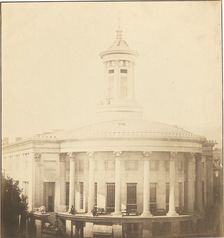 Merchants Exchange, Philadelphia, August 16, 1849. Creator: W. & F. Langenheim