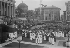 Mercier at Columbia University, 1919. Creator: Bain News Service