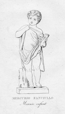 Mercurio Fanciulo (Mercure enfant) c1850