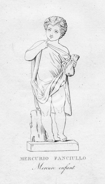 'Mercurio Fanciulo (Mercure enfant)', c1850. Artist: Unknown.