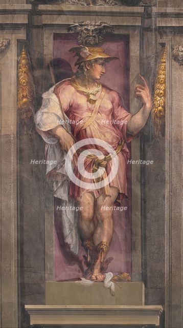 Mercury, 1556-1557. Artist: Gherardi, Cristofano (1508-1556)