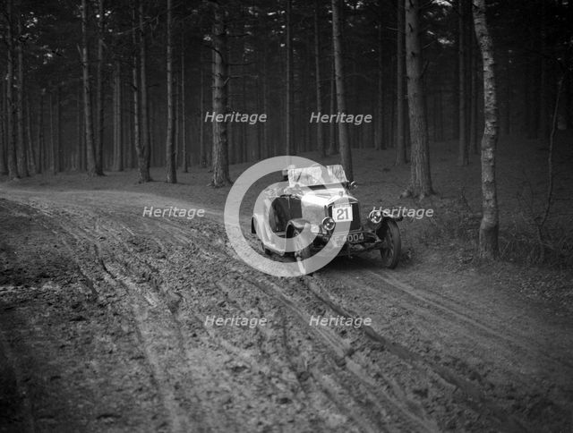 Mercury taking part in a JCC motoring trial, Surrey, 1920. Artist: Bill Brunell.