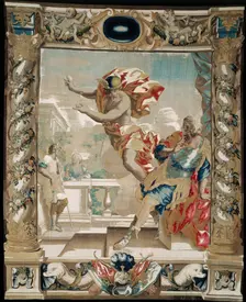 Mercury tells Aeneas to Leave Carthage, 1679. Creator: Giovanni Francesco Romanelli (Italian, 1610-1662); Michael Wauters (Flemish, 1679)