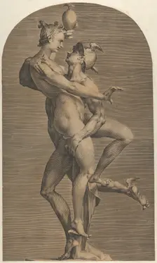 Mercury Abducting Psyche, ca. 1620. Creator: Adriaen de Vries