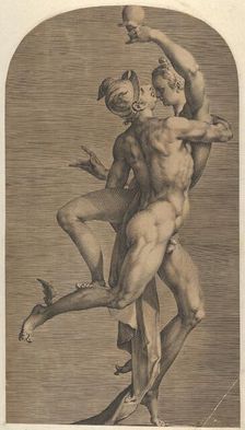 Mercury Abducting Psyche, ca. 1621. Creator: Adriaen Collaert