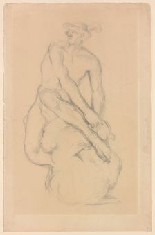 Mercury (after Pigalle), 1885/1895. Creator: Paul Cezanne
