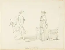 Mercury and Calypso, n.d. Creator: John Flaxman